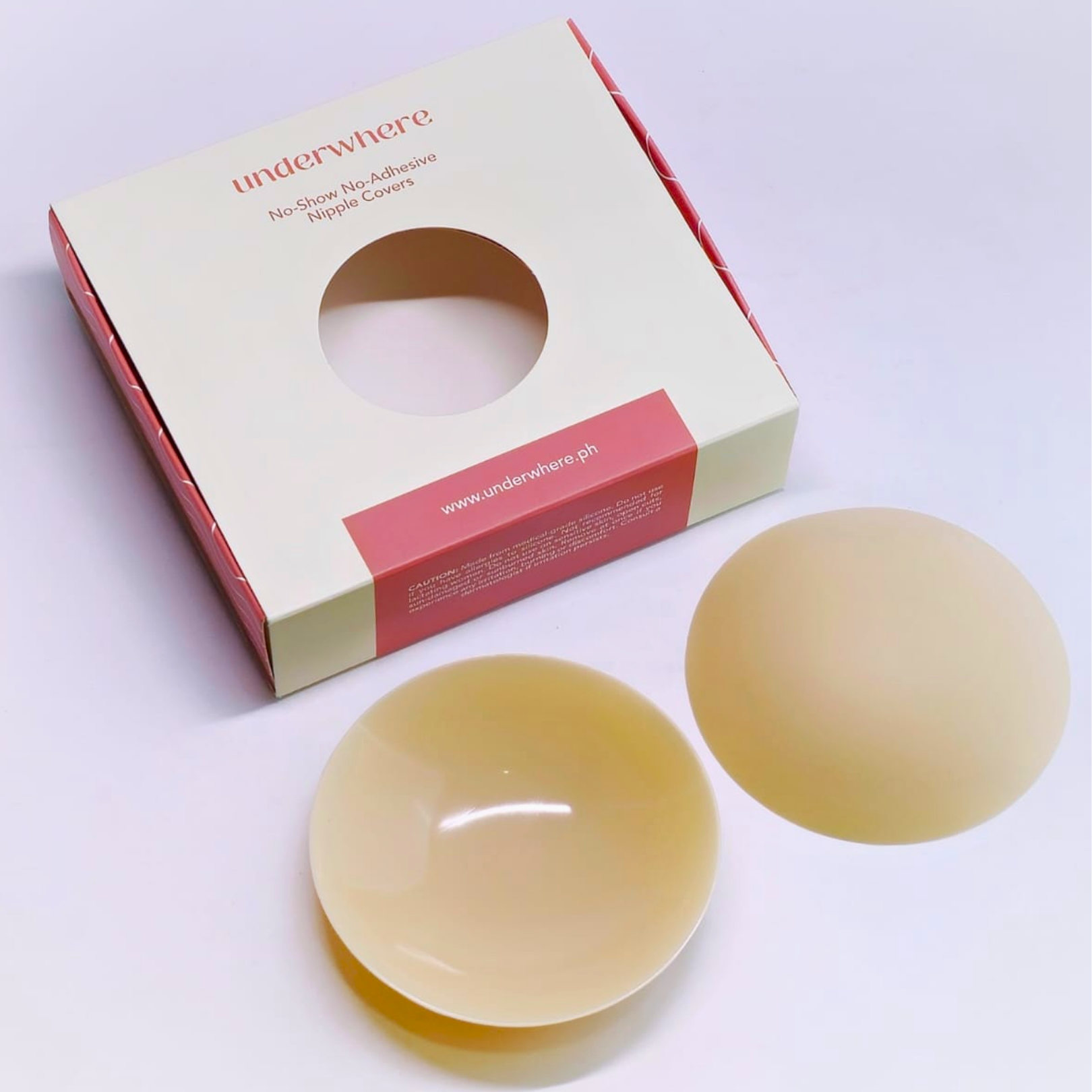 Underwhere Underwhere NO-SHOW No-Adhesive Silicone Nipple Covers – UNDERwhere